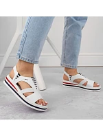 Sandály na platformě W model 22082975 bílé Rieker - Inny