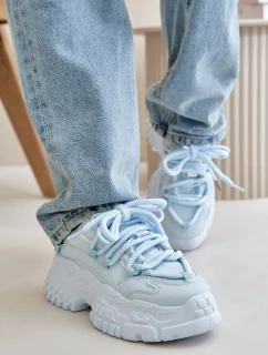 Dámské tenisky na masivní podrážce modré model 21667355 - Boto