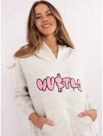 Mikina EM BL model 20811670 světle šedá - FPrice Mikina EM BL model 20811670 světle šedá - FPrice