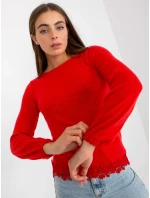 Blúzka LK BZ 506786.58P červená