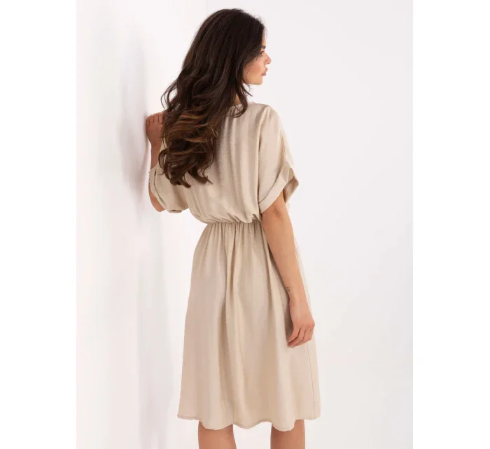 Sukienka MI SK model 21190946 beżowy - FPrice