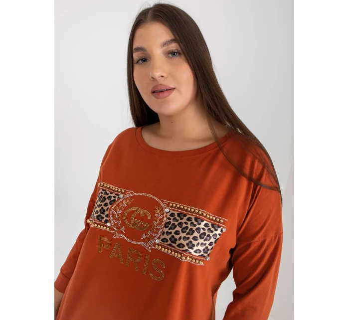 Halenka VI BZ model 17913759 tmavě oranžová - FPrice Halenka VI BZ model 17913759 tmavě oranžová - FPrice