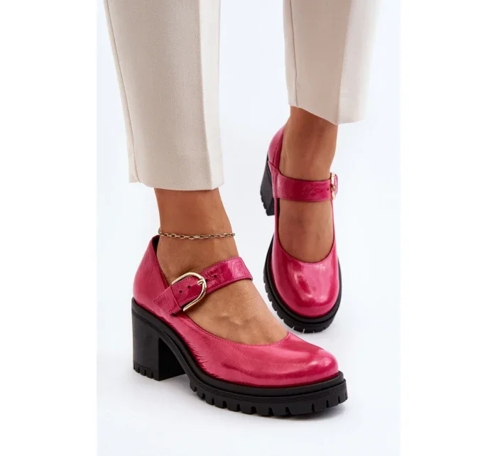 Lodičky na podpätku model 193922 Krok v štýle Lodičky na podpätku model 193922 Krok v štýle