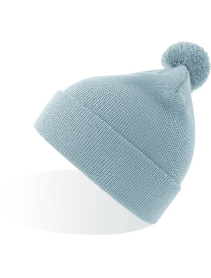Atlantis Headwear Kid Wind-S Pompom Detská pletená čiapka s bambulou 33.0313 svetlo modrá Atlantis Headwear Kid Wind-S Pompom Detská pletená čiapka s bambulou 33.0313 svetlo modrá