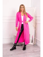 Sweter kardigan w różowy neon model 18749692 - K-Fashion
