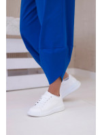 Sada nových nohavíc Punto s kapucňou v chrpovo modrej farbe