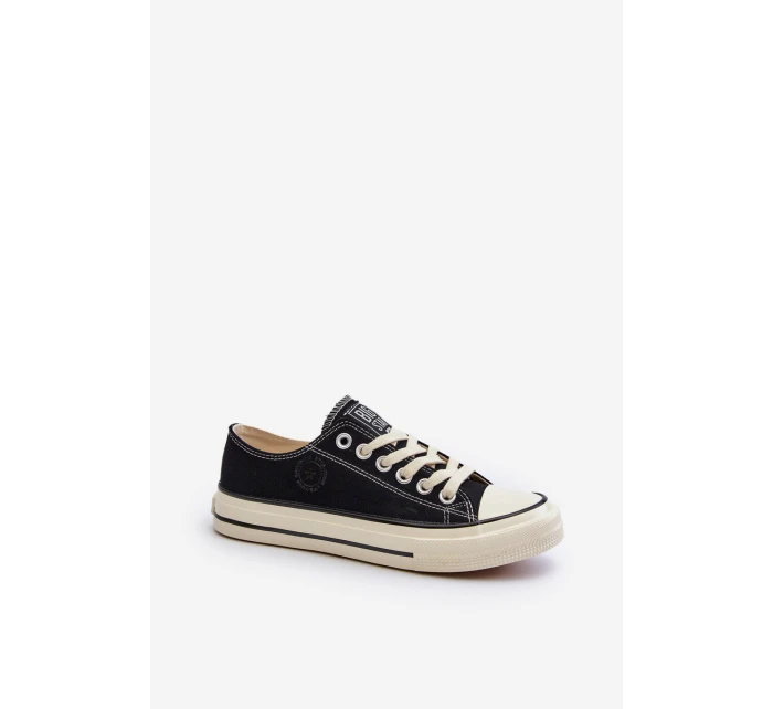 Nízké Dámské Tenisky Big Star model 21654809 Černé - Big Star Shoes Nízké Dámské Tenisky Big Star model 21654809 Černé - Big Star Shoes