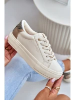 Ocieplane Trampki Damskie Na Platformie Big Star OO274A454 Beżowe Ocieplane Trampki Damskie Na Platformie Big Star OO274A454 Beżowe