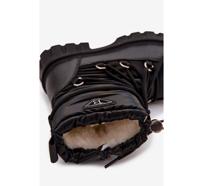 Dětské černé sněhule model 21747728 - Boto Dětské černé sněhule model 21747728 - Boto