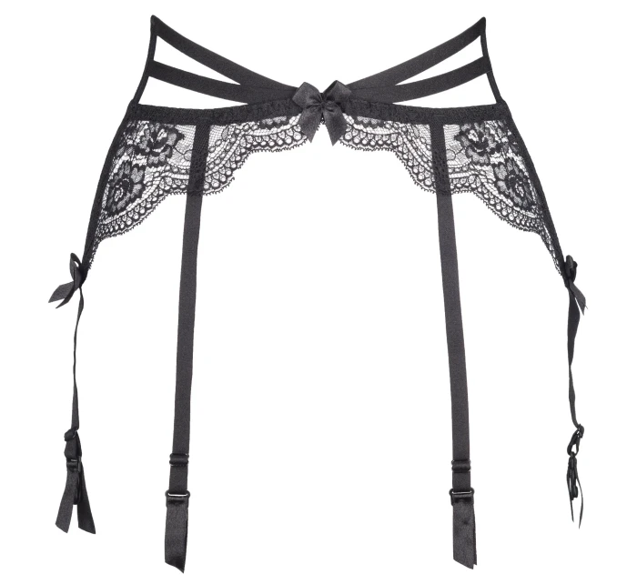 Podväzkový pás Plus Size V-8692 čierna - Axami