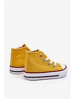 Detské vysoké tenisky Filemon, žlté – Sweet Shoes