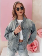 Dámská přechodná bunda oversize modrá Dstreet model 21985603 - FashionStreet Dámská přechodná bunda oversize modrá Dstreet model 21985603 - FashionStreet