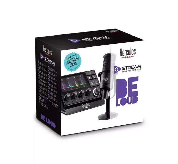 Hercules Stream Essentials Kit XLR pre maloobchodné streamovanie Hercules Stream Essentials Kit XLR pre maloobchodné streamovanie