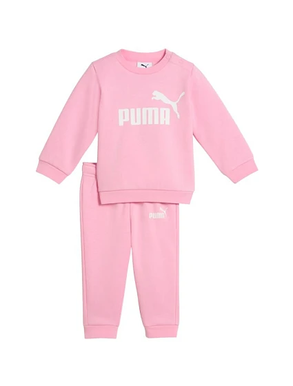 Puma Minicats ESS Crew Detské tepláky ružové 686280 70