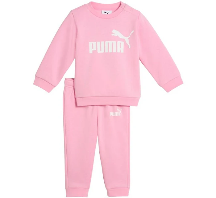 Puma Minicats ESS Crew Detské tepláky ružové 686280 70