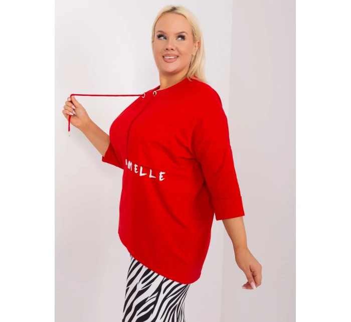 Bluzka RV BZ model 19465552 czerwony - FPrice Bluzka RV BZ model 19465552 czerwony - FPrice