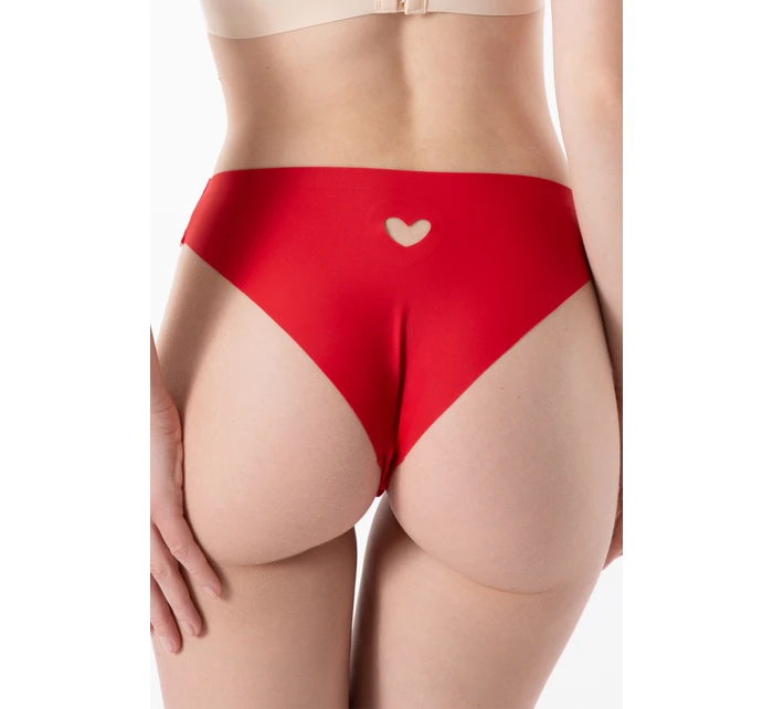 Nohavičky Heart Simple Brasil Red - Julimex Nohavičky Heart Simple Brasil Red - Julimex