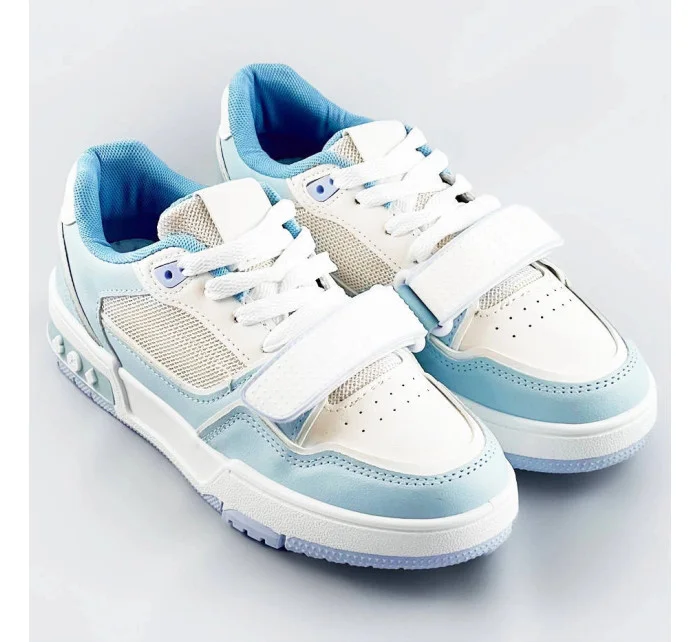 Svetlo modro-biele dámske dvojbaravné tenisky "adidasky" (AD-585) Svetlo modro-biele dámske dvojbaravné tenisky "adidasky" (AD-585)