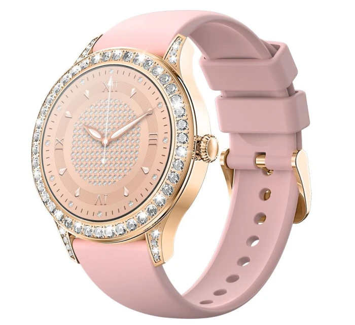 Dámské chytré hodinky Pink Strap model 21805571 - VELTORI Dámské chytré hodinky Pink Strap model 21805571 - VELTORI