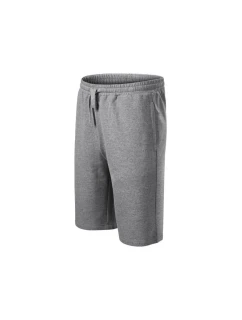 Malfini Comfy M MLI-61112 tmavosivé melanžové šortky
