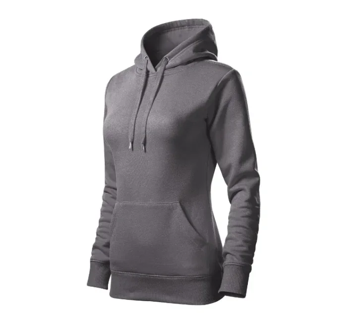 Mikina s kapucňou steel grey