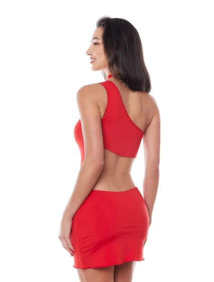 Krásné šaty Karen dress red - Anais