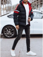 Pánská prošívaná zimní bunda tmavě modrá Dstreet model 21971567 - FashionStreet