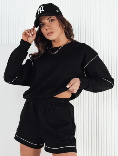 Dámská tepláková souprava černá model 21973928 - Dstreet