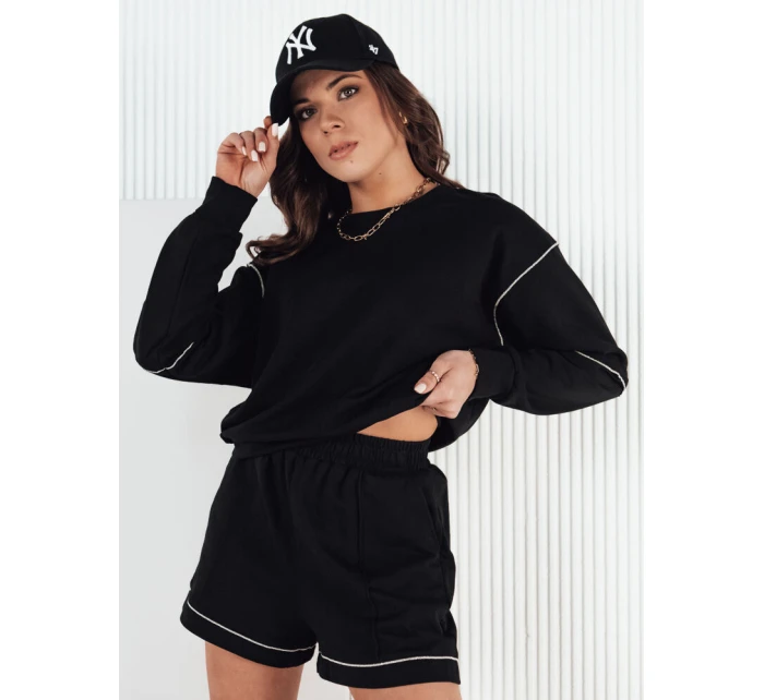 Dámská tepláková souprava černá model 21973928 - Dstreet