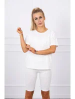 Súprava top+legíny ecru