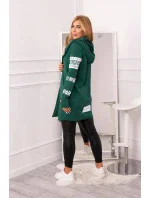 Zelená bez rukávů Zelená bez rukávů