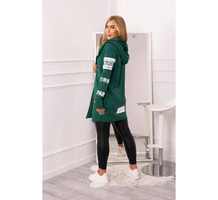 Zelená bez rukávů Zelená bez rukávů