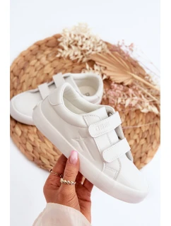 Dziecięce Trampki Na Rzepy Big Star NN374007 Białe