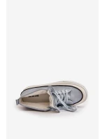 Zateplené Dámské Tenisky Na Platformě Eko Kůže Big Star model 21669567 Modré - Big Star Shoes