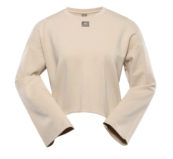 Dámska mikina NAX NAX SETA shifting sand Dámska mikina NAX NAX SETA shifting sand