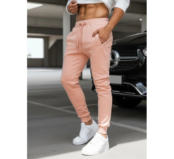 Pánské růžové tepláky Dstreet model 21964003 - FashionStreet