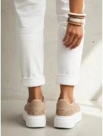 Dámské béžové tenisky Dstreet model 21996203 - FashionStreet
