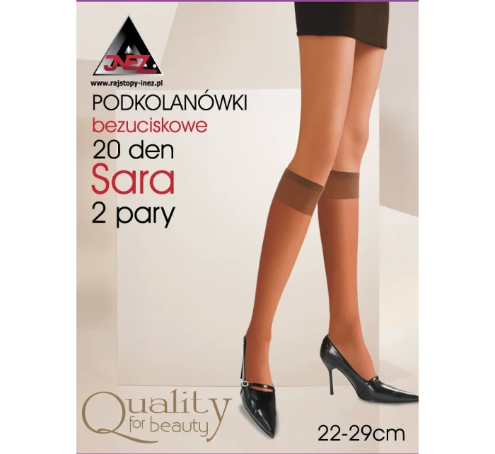 Dámske podkolienky Inez Sara Elastil 20 deň A'2