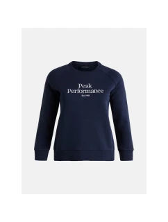 Mikina Peak Performance W Original Crew navy blue