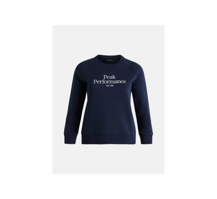Mikina Peak Performance W Original Crew navy blue Mikina Peak Performance W Original Crew navy blue