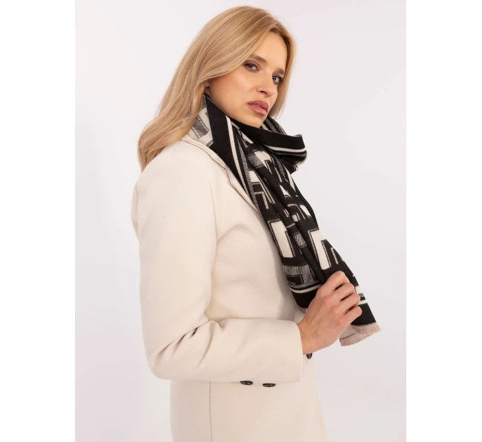 Šatka AT SZ 23158.32 čierna a biela