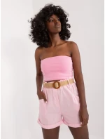 DHJ šortky SN 2598.28X svetlo ružová