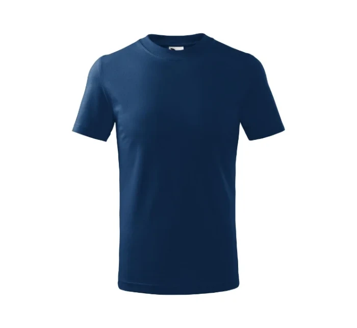 Základné tričko pre deti polnočne modré Základné tričko pre deti polnočne modré