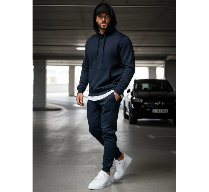 FashionStreet pánske tmavomodré tepláky UX2707 FashionStreet pánske tmavomodré tepláky UX2707