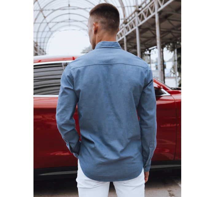 Pánská modrá džínová košile Dstreet model 21977138 - FashionStreet