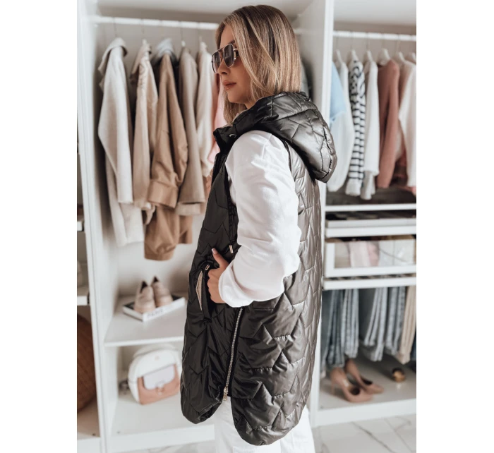Dámská přechodná prošívaná vesta černá Dstreet model 21984314 - FashionStreet