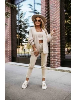 631-1 Štýlový mäkký pletený sveter - béžový 631-1 Štýlový mäkký pletený sveter - béžový