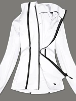 Biela dámska mikina s nízkym stojačikom (HH020-45)