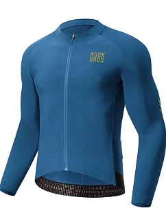 Rockbros YDWT020 Cyklistická bunda Diamond jeseň/zima veľkosť XXXL - modrá