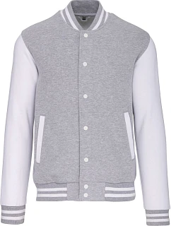Kariban K 497 Unisexová mikina „Teddy“ 20.K497 oxford grey/white